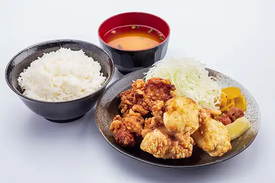 きしからミックス鶏唐揚げ定食(4個入り)